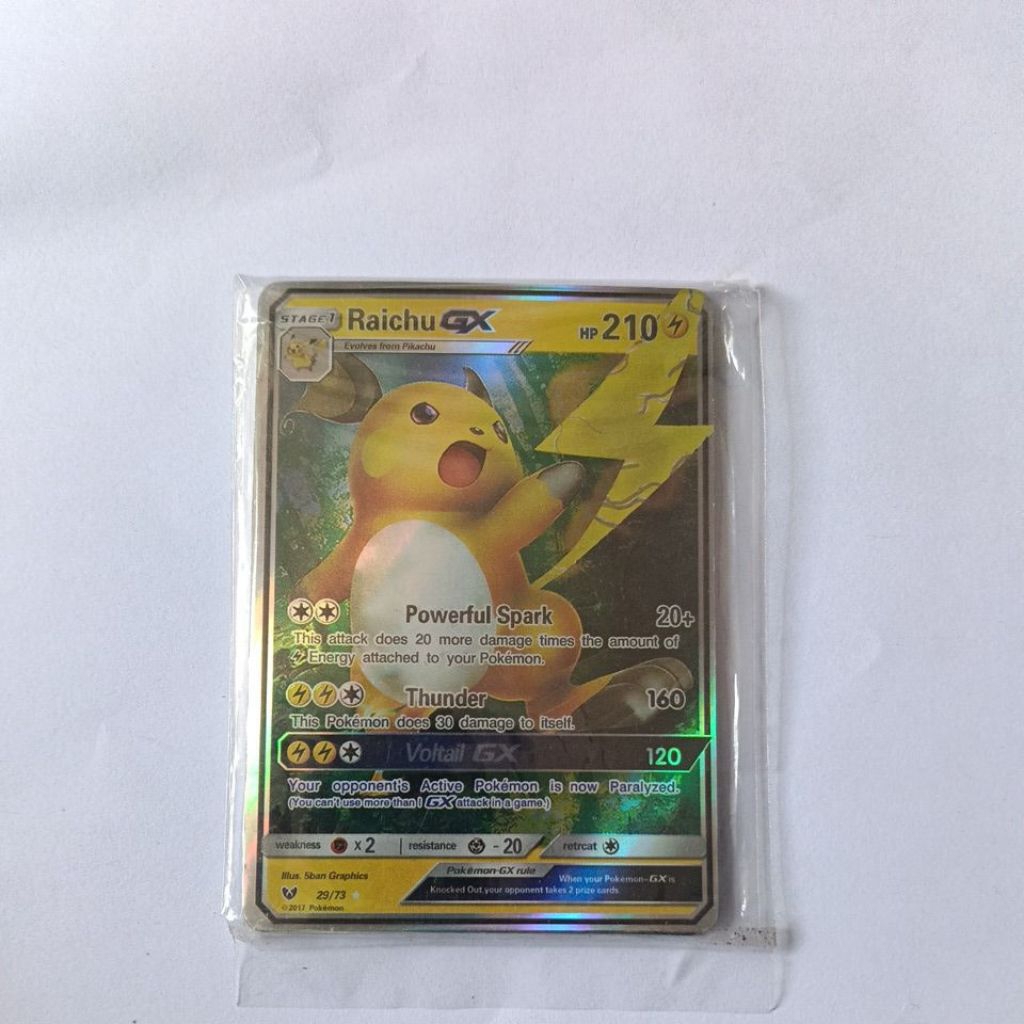 Kartu Pokemon Raichu GX