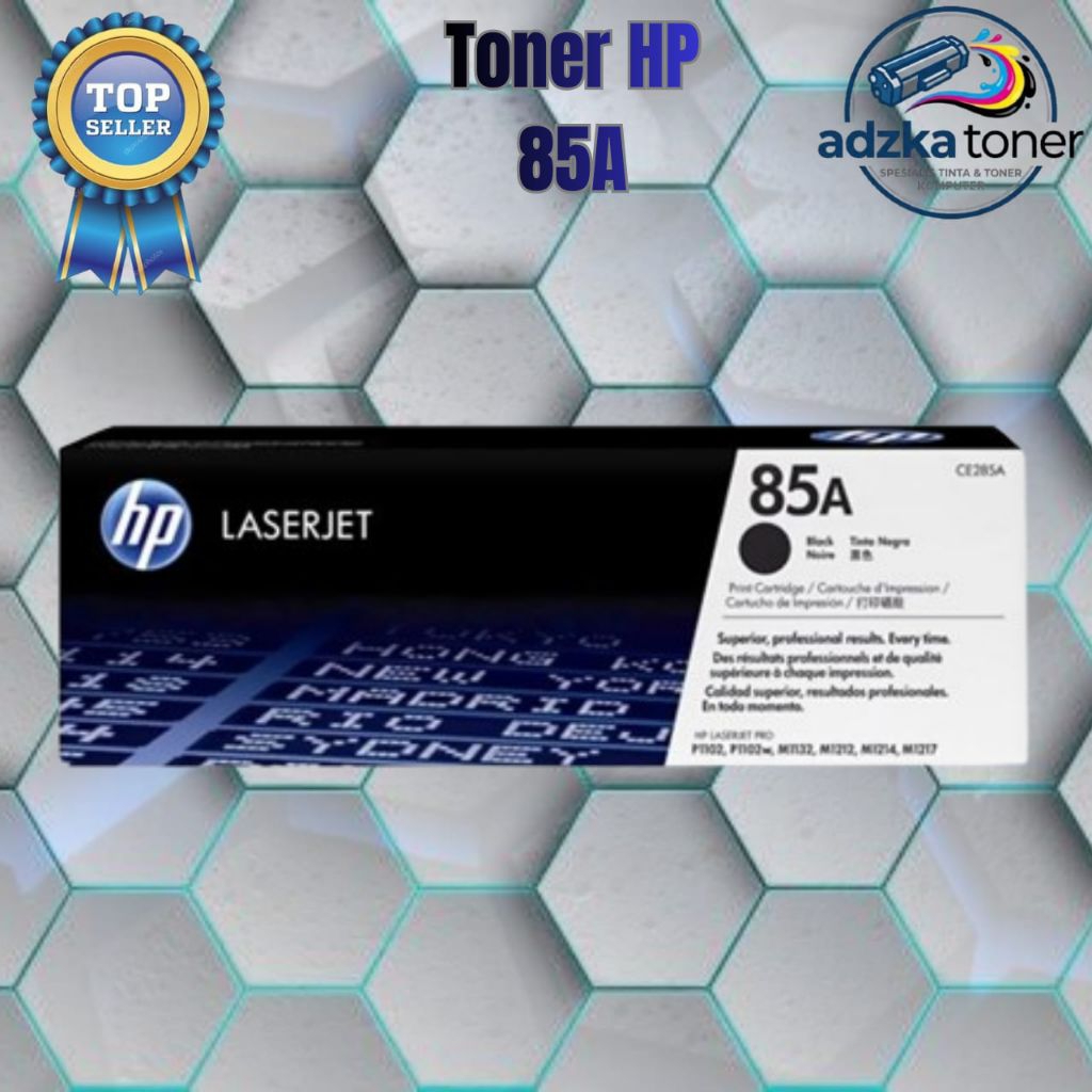 Toner HP 85A Laserjet Black Original Support PrinterLaserjet P1102, Laserjet P1102w, Laserjet M1132,