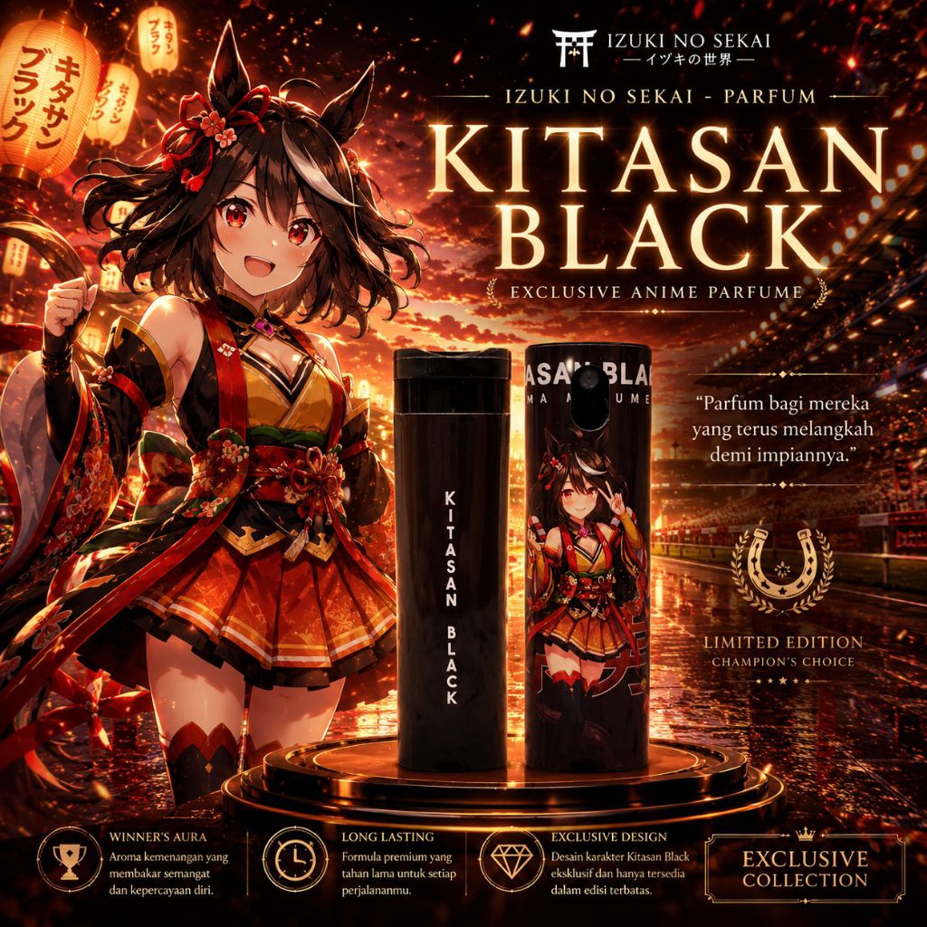 Limited Edition Parfum Kitasan Black | Uma Musume | Aroma Khas Karakter