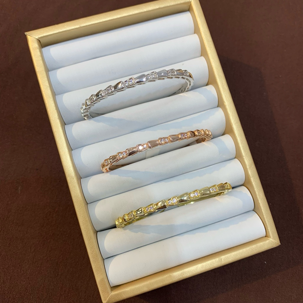 Gelang Motif Ular Perak Bakar DM 57
