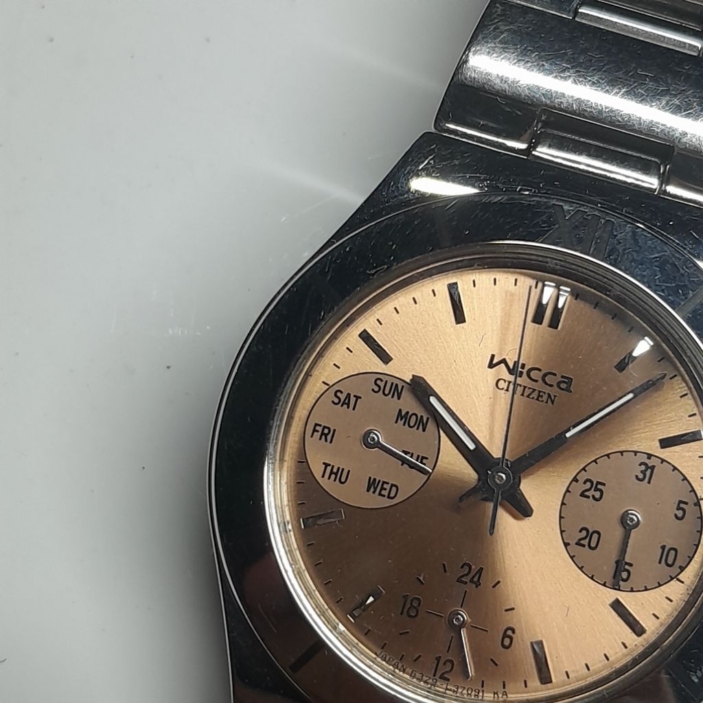 Jam tangan Wicca Ladies Triple Date By Citizen Watch Co 6329 L19508