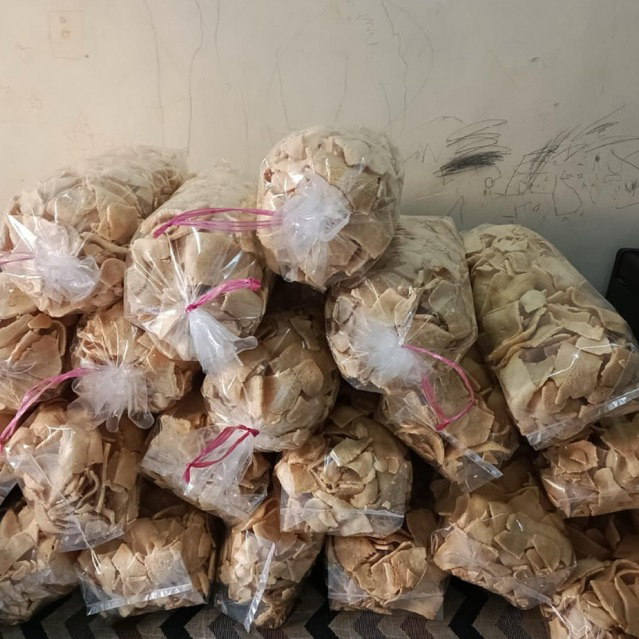 Kerupuk oven bawang 500gr original kriuk fresh