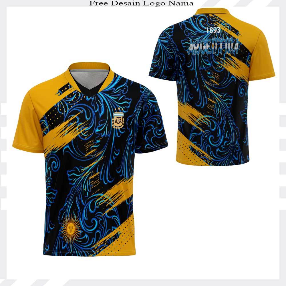 Jersey Suporter Argentina Pildun 2026 - Jersey Argentina Fullprint