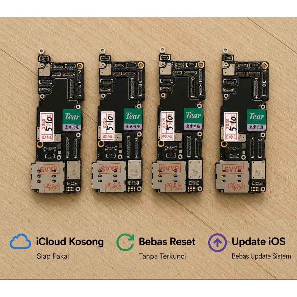 mesin iphone 14 pro Tanpa faceid (icloud kosong siap pakai)