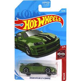 Hot Wheels - Nissan Skyline GT-R R34 THS US Card Factory Sealed 2019