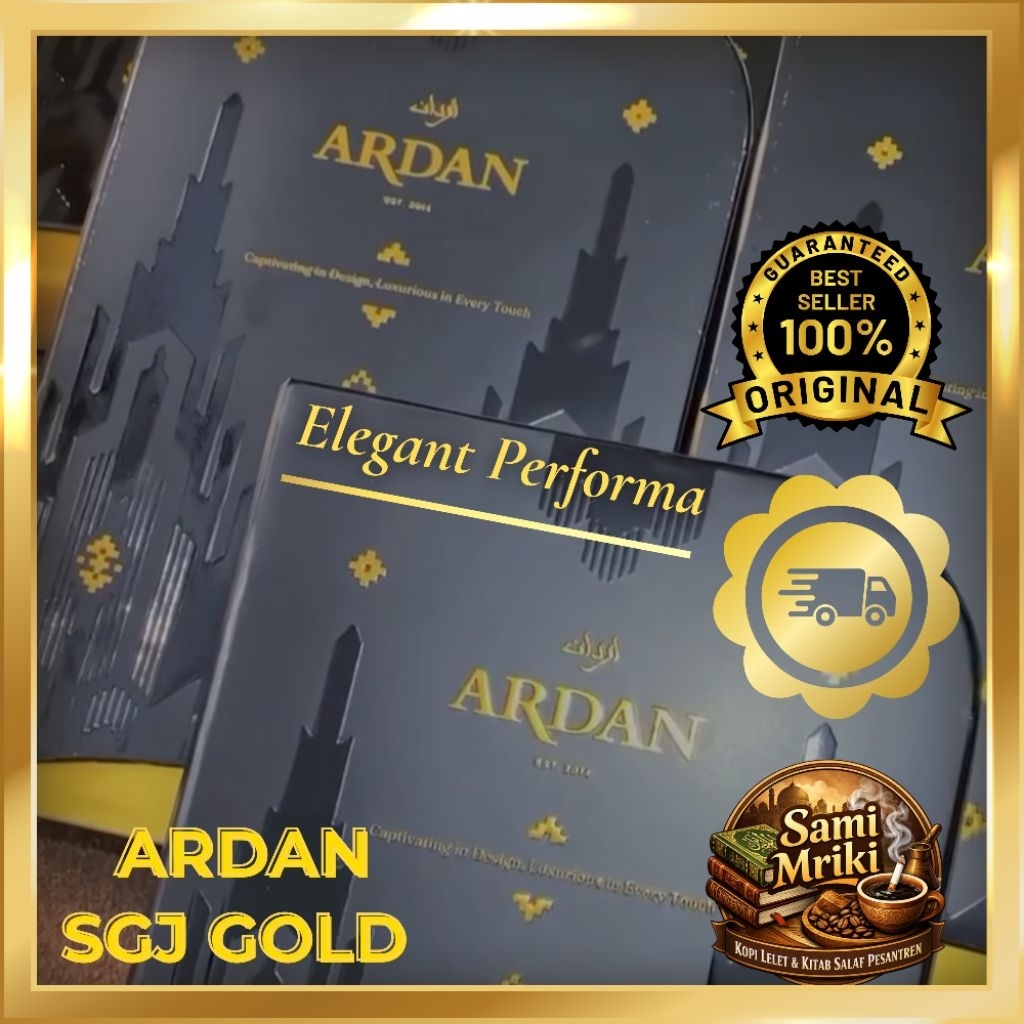 Ardan SGJ Songket GOLD ( SERI HITAM & PUTIH )