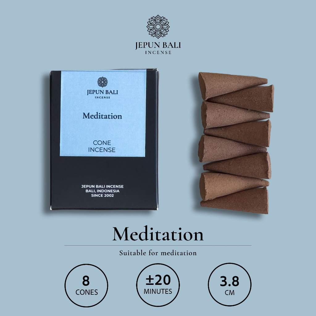 Dupa Kerucut Aromaterapi - Meditation - Jepun Bali Incense