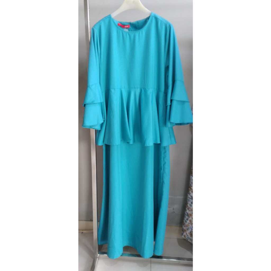 L DRESS MIRZA DAUKY GAMIS ABAYA DAUKY DRESS TOSKA PROMO DAUKY