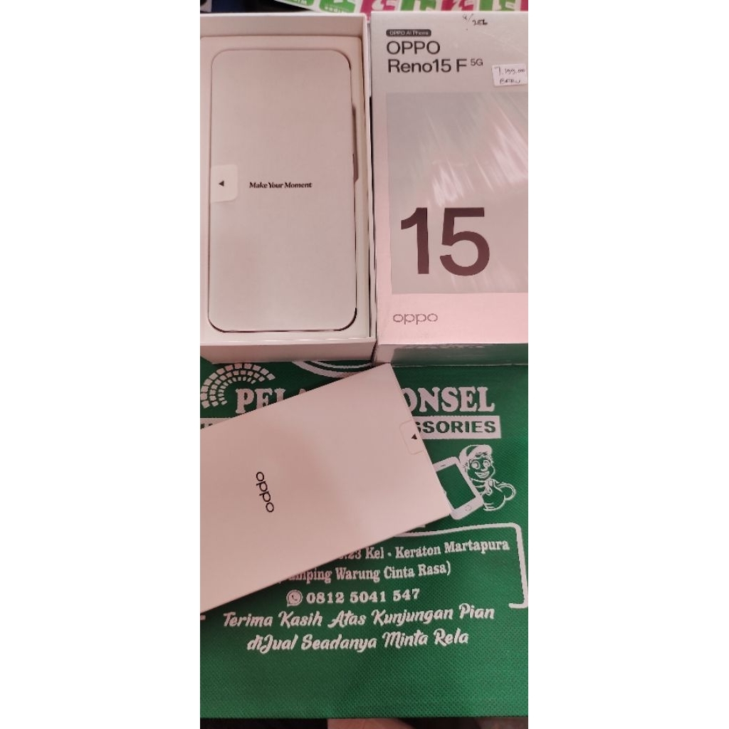 Oppo Reno 15f 5G.open box/new/buka kotak