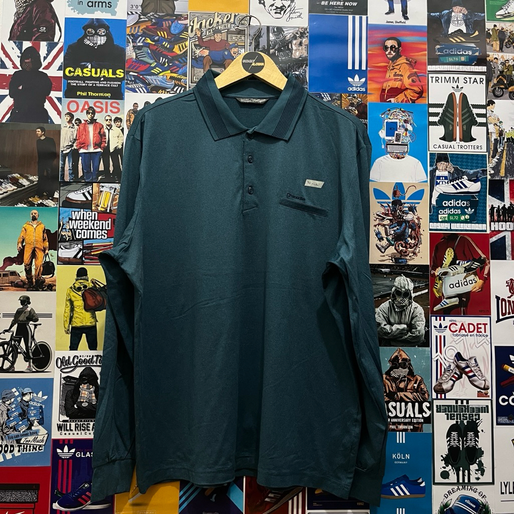 Long Sleeve / Polo Shirt / Rugby Shirt / Vintage / Second / Crocodile