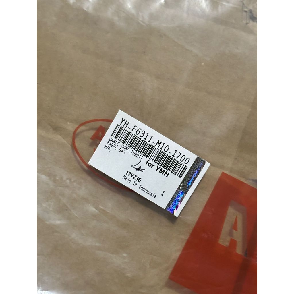 (Aspira) Kabel Gas Mio Aspira Kabel Gas Yamaha Mio Kabel Throttle Mio Original Astra Aspira