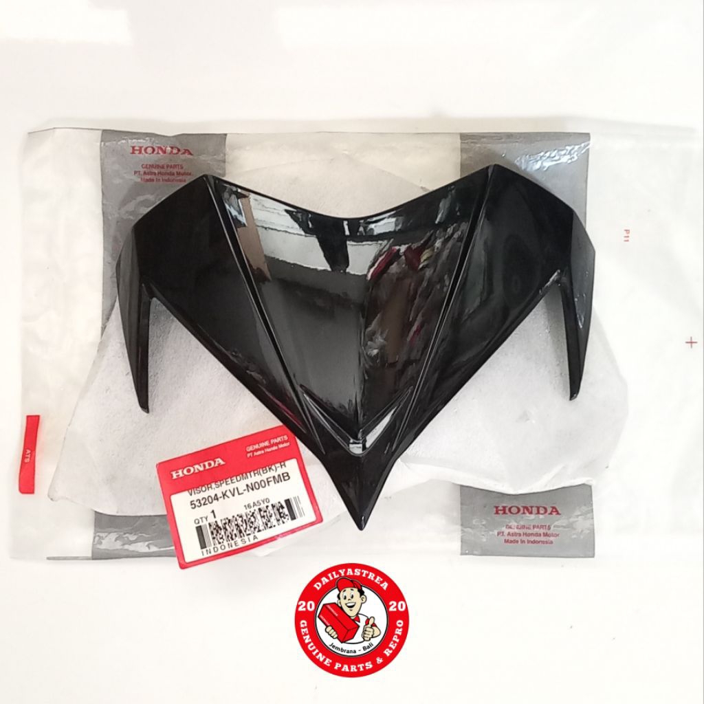 WINDSHIELD VISOR SPEEDOMETER BATOK LAMPU DEPAN HONDA SUPRA X 125 BATMAN ORIGIMAL 53204-KVL-N00FMB