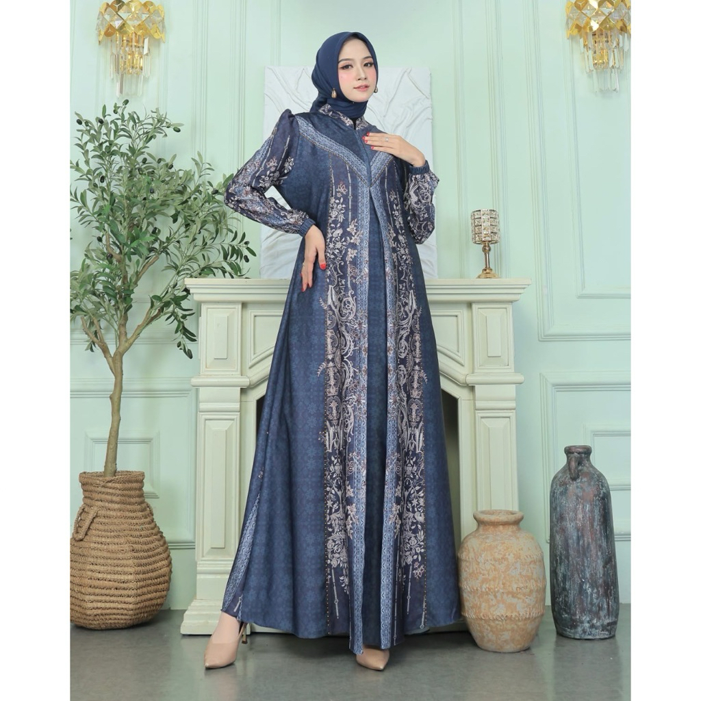 Gamis Eliana Dress Bahan Lionel Richie