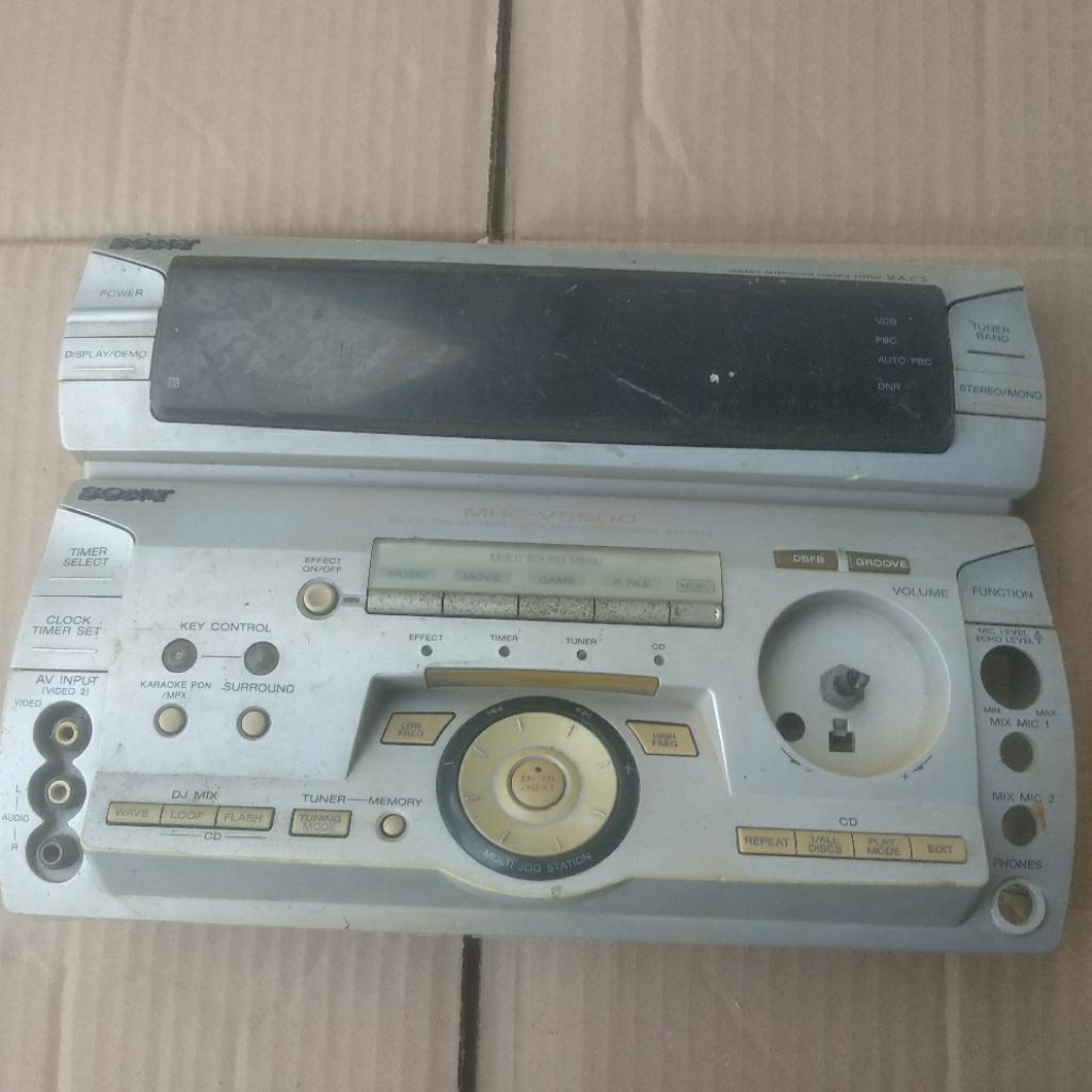 control panel head SONY MHC-5500 bekas copotan