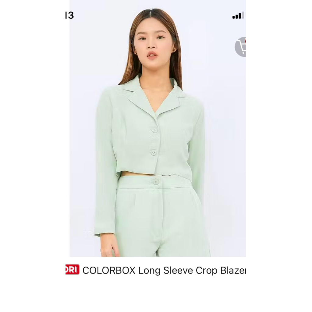 Blazer crop colorbox