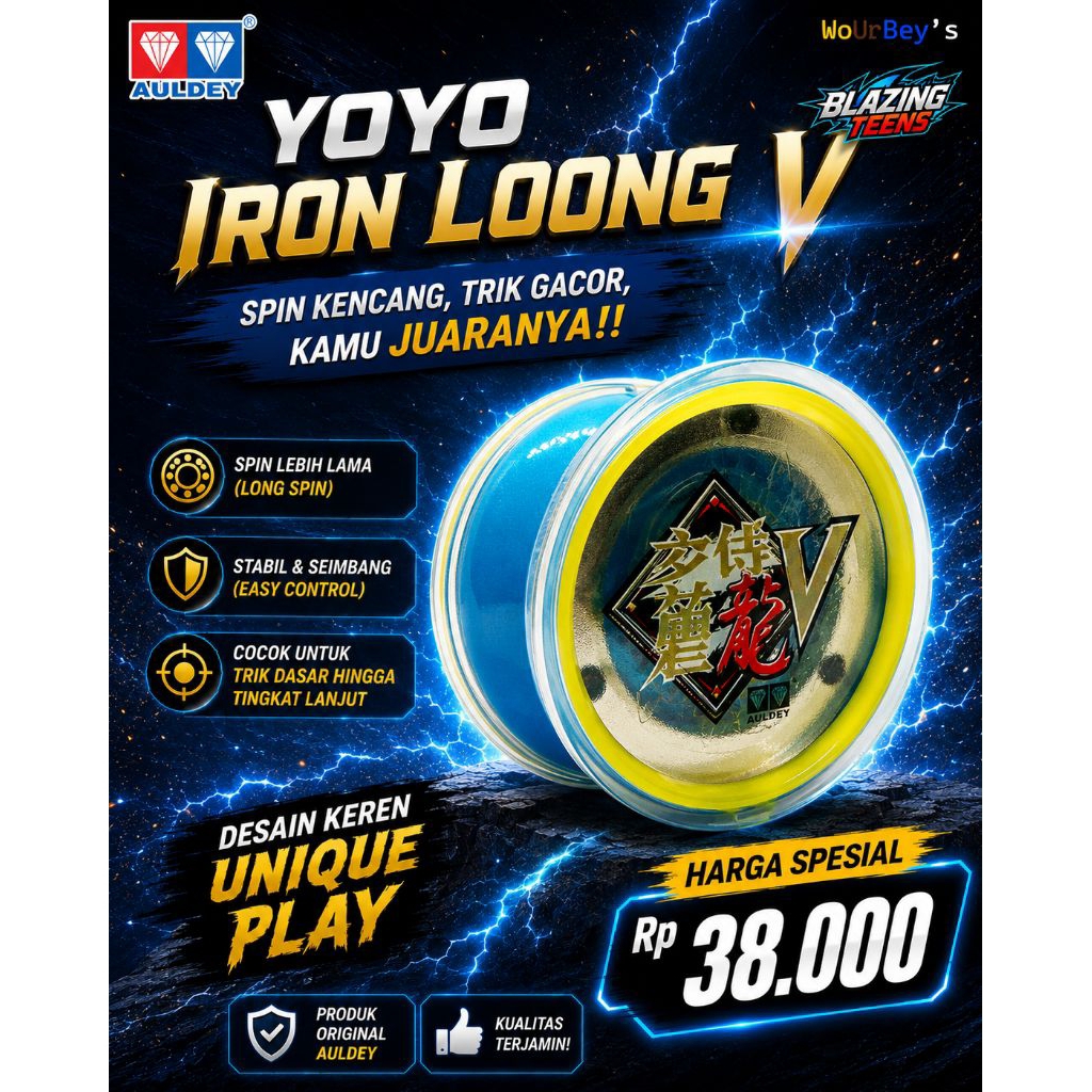 Yoyo Auldey Blazing Teens Teen Iron Loong V unresponsive responsive Premium