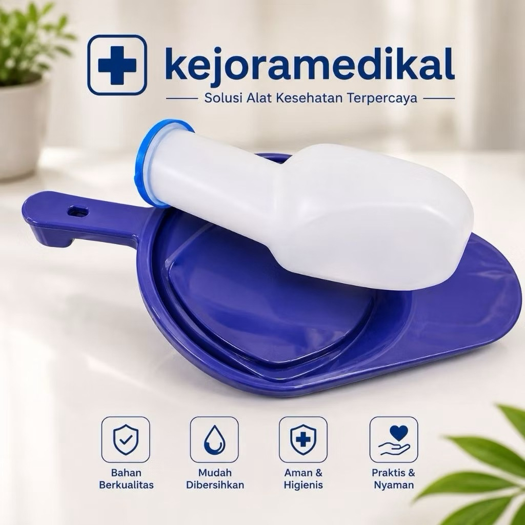 PAKET PISPOT SODOK DAN URINAL PRIA BUAT BAB DAN PIPIS DEWASA/ URINAL DEWASA