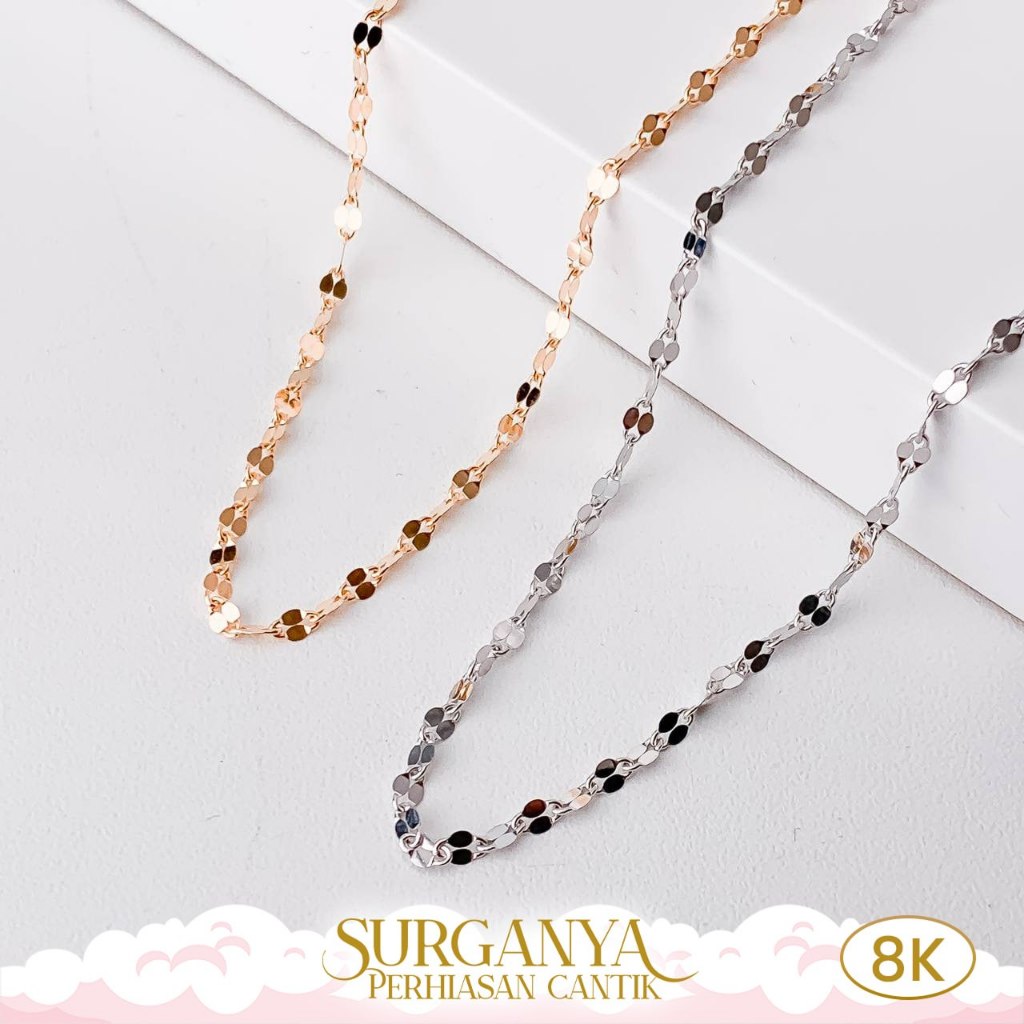Kalung Emas Kadar 8K Model Toscano Macan Gold