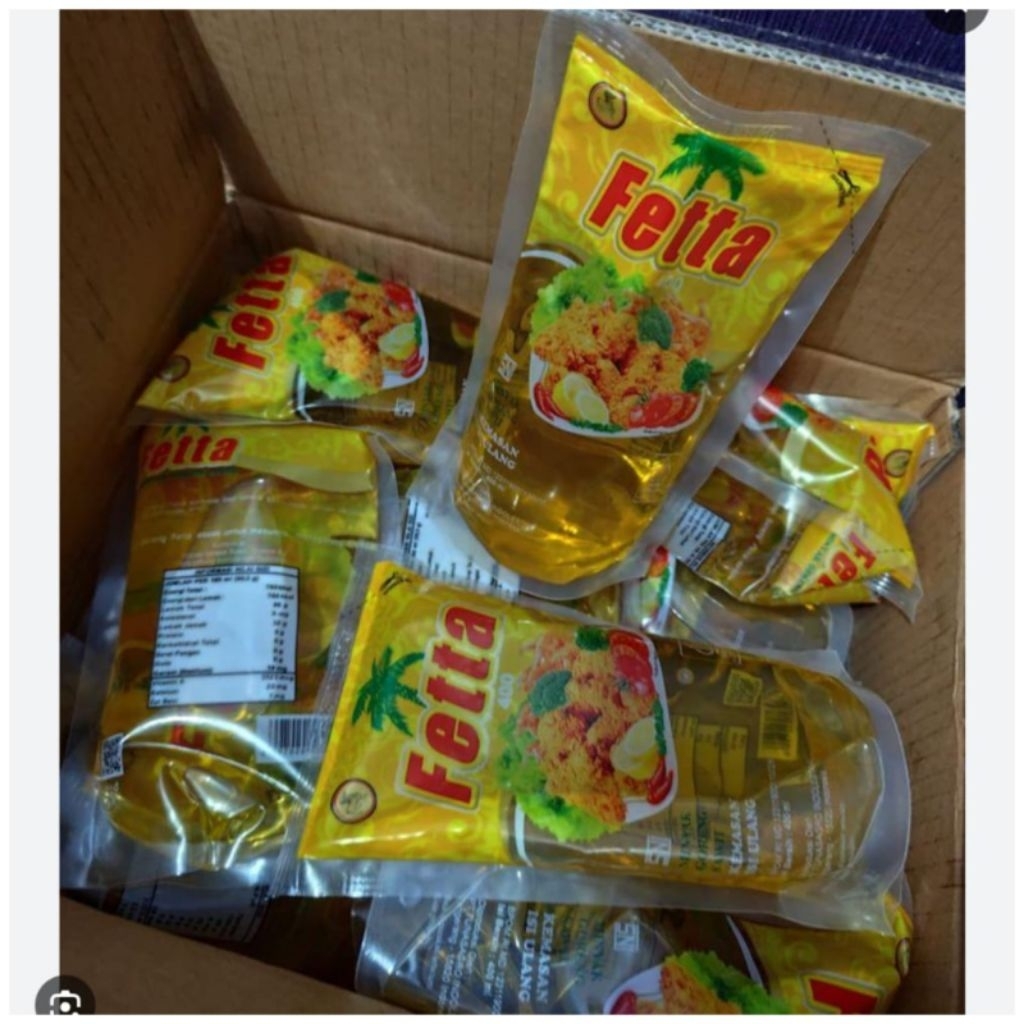 Minyak Goreng Fetta 400 mill 1 Dus 24 Pcs