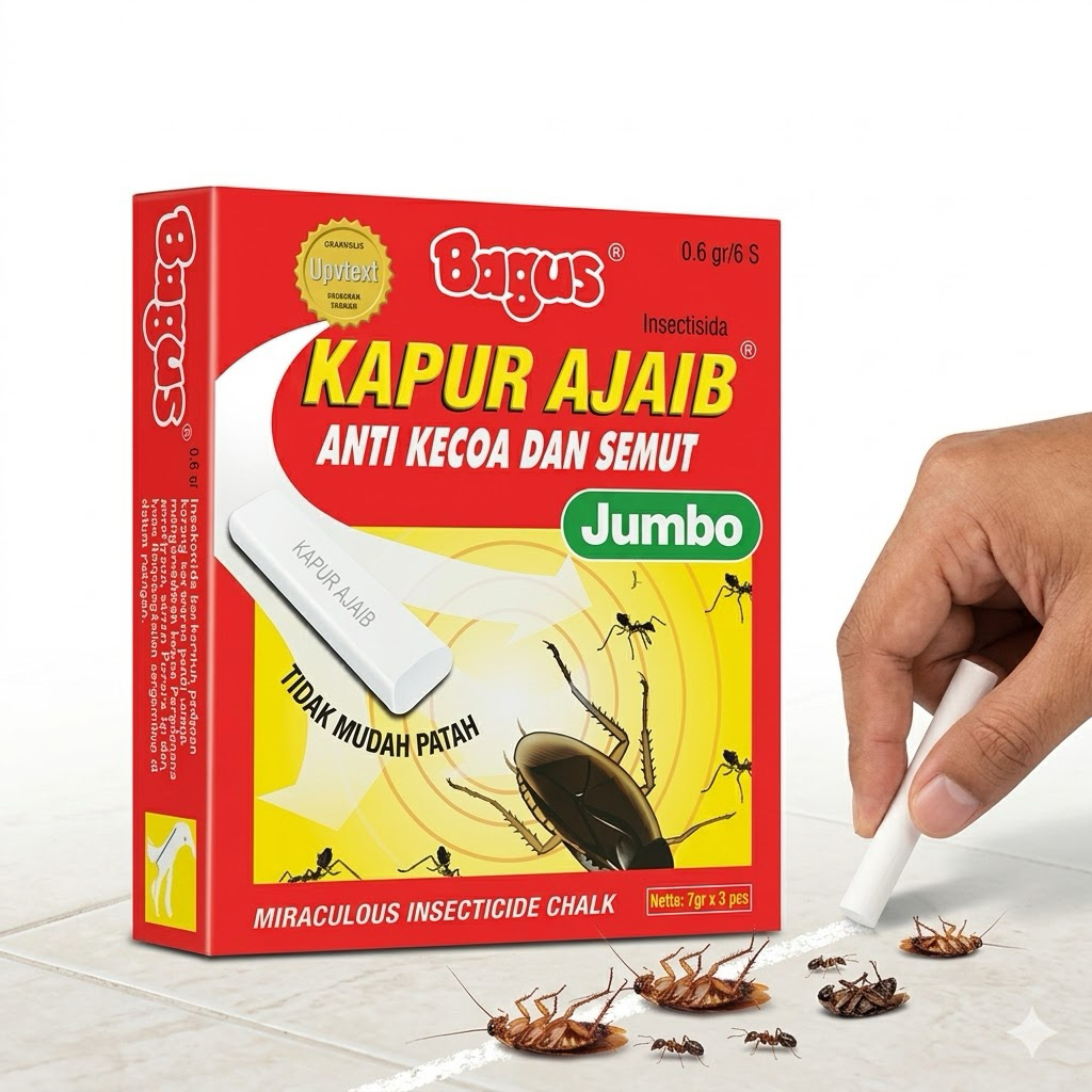 Kapur Semut Jumbo Original | Kapur Anti Semut & Serangga Rumah Tangga | 1 pack isi 6 pcs