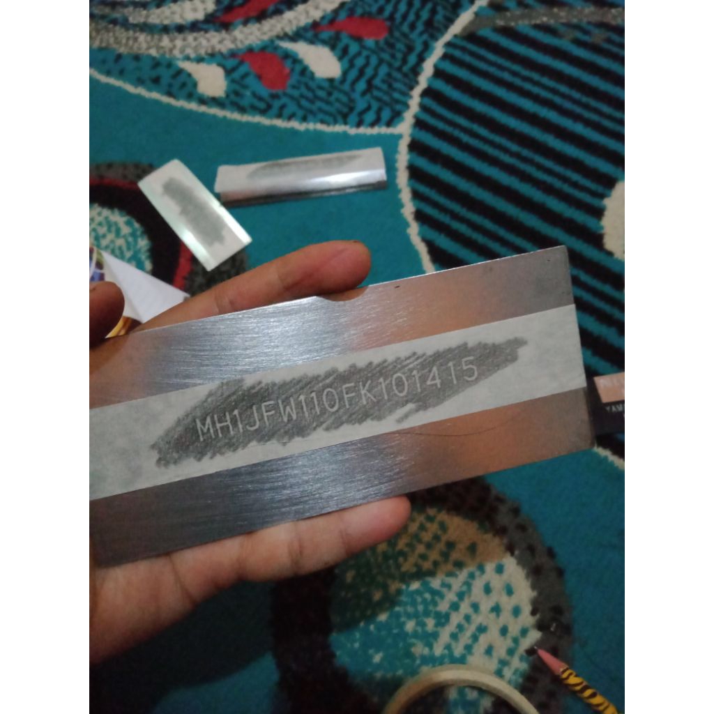 KETOK NOMOR RANGKA / NOMOR MESIN MOTOR ALL MATIC