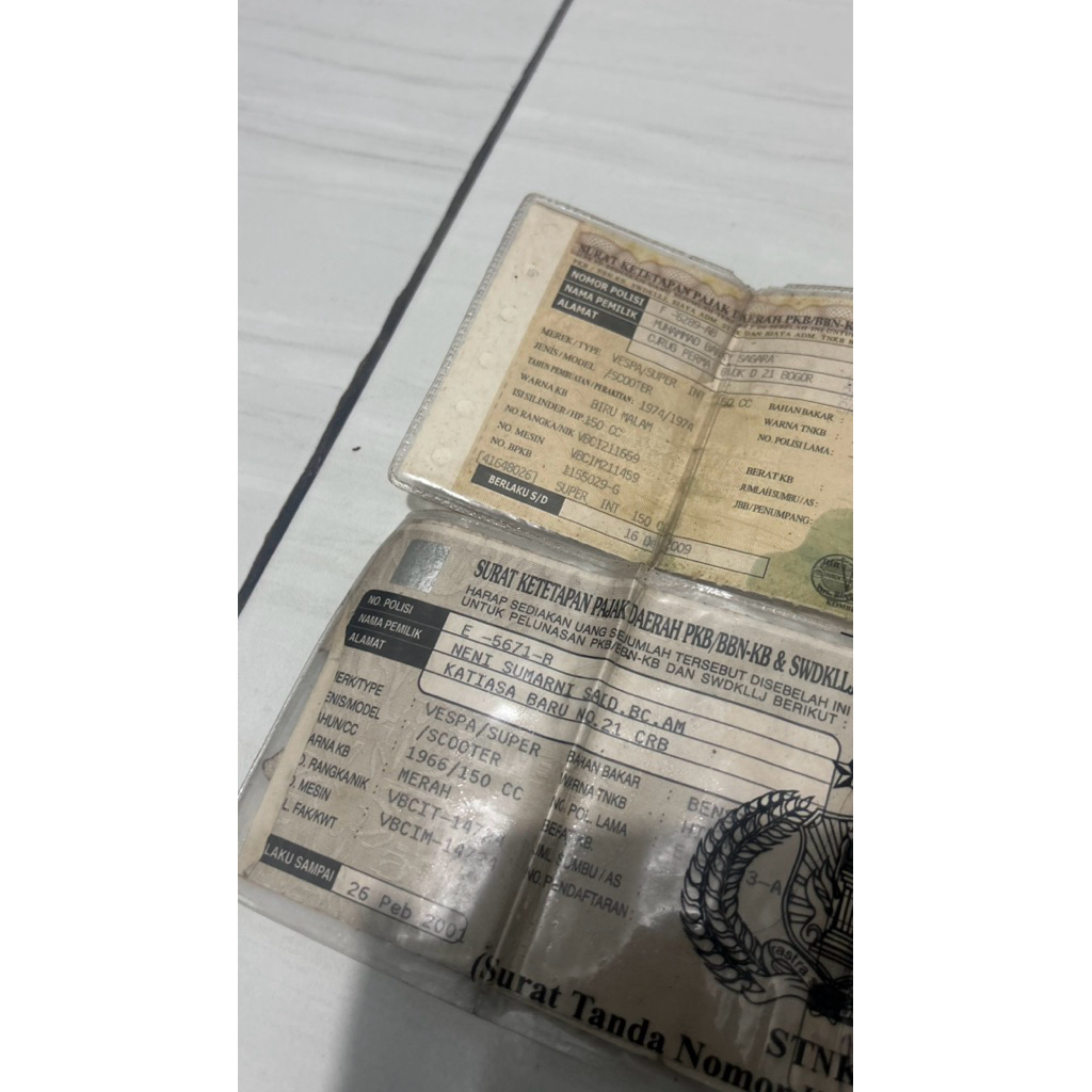 stiker vespa super 66 74