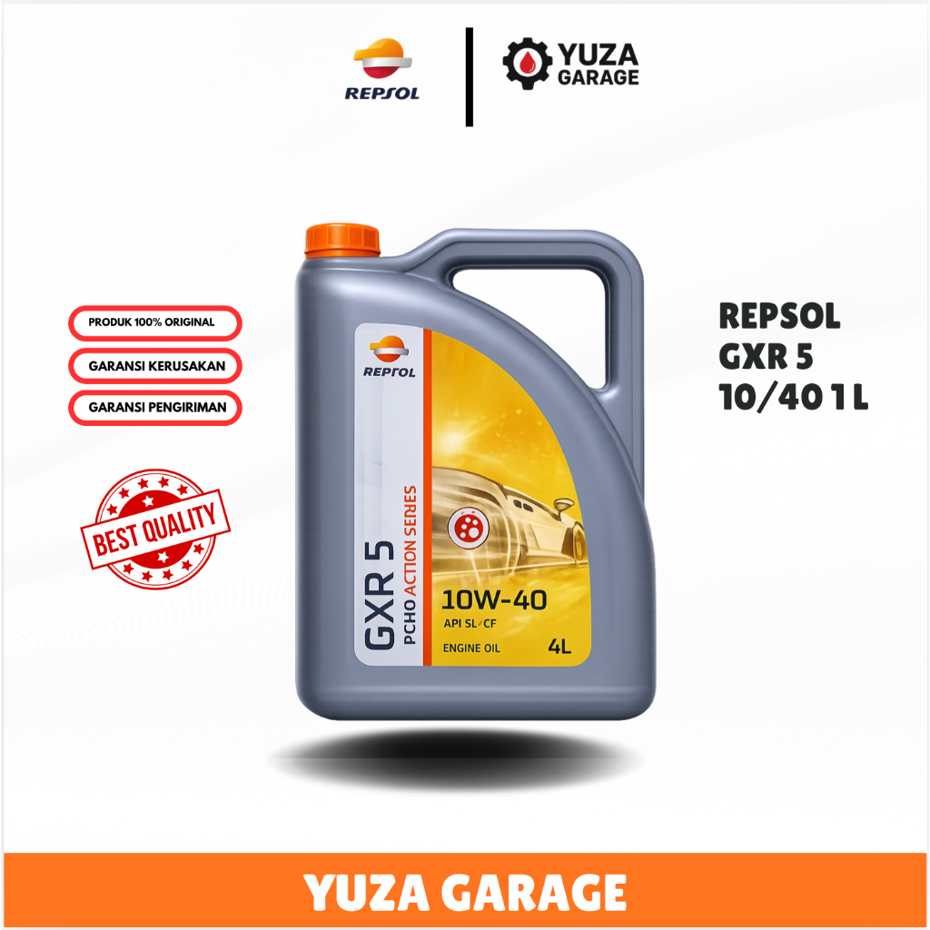 Repsol GXR 5 10/40 4L Oli Mobil responsif