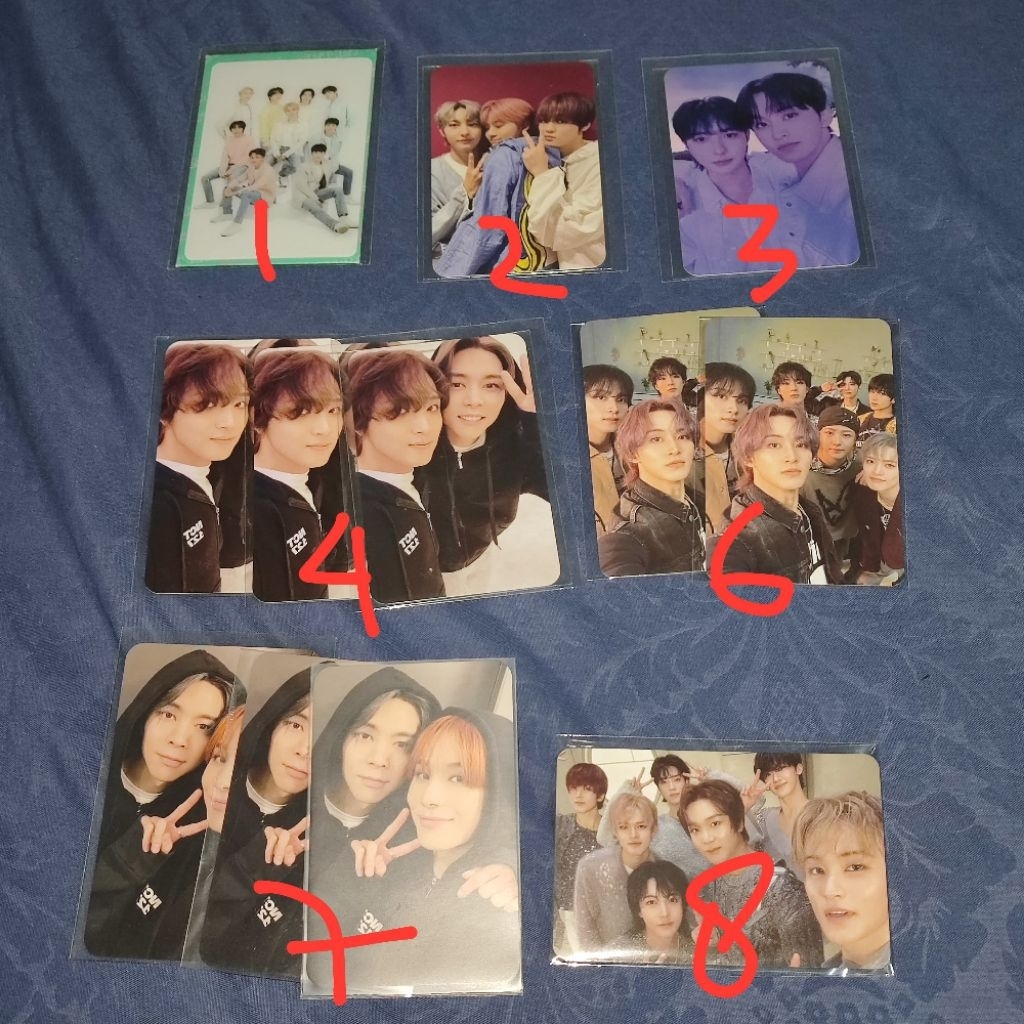 [CLEARANCE SALE] Official Photocard PC Group NCT127 Mumo Unit DJJ DOJAEJUNH WAYV NCT DREAM PT.2