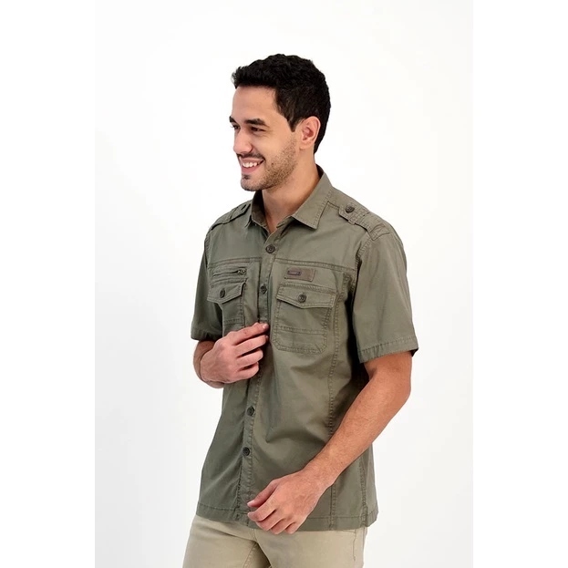 Kemeja Pria Regular Lengan Pendek Cardinal E1180P03F