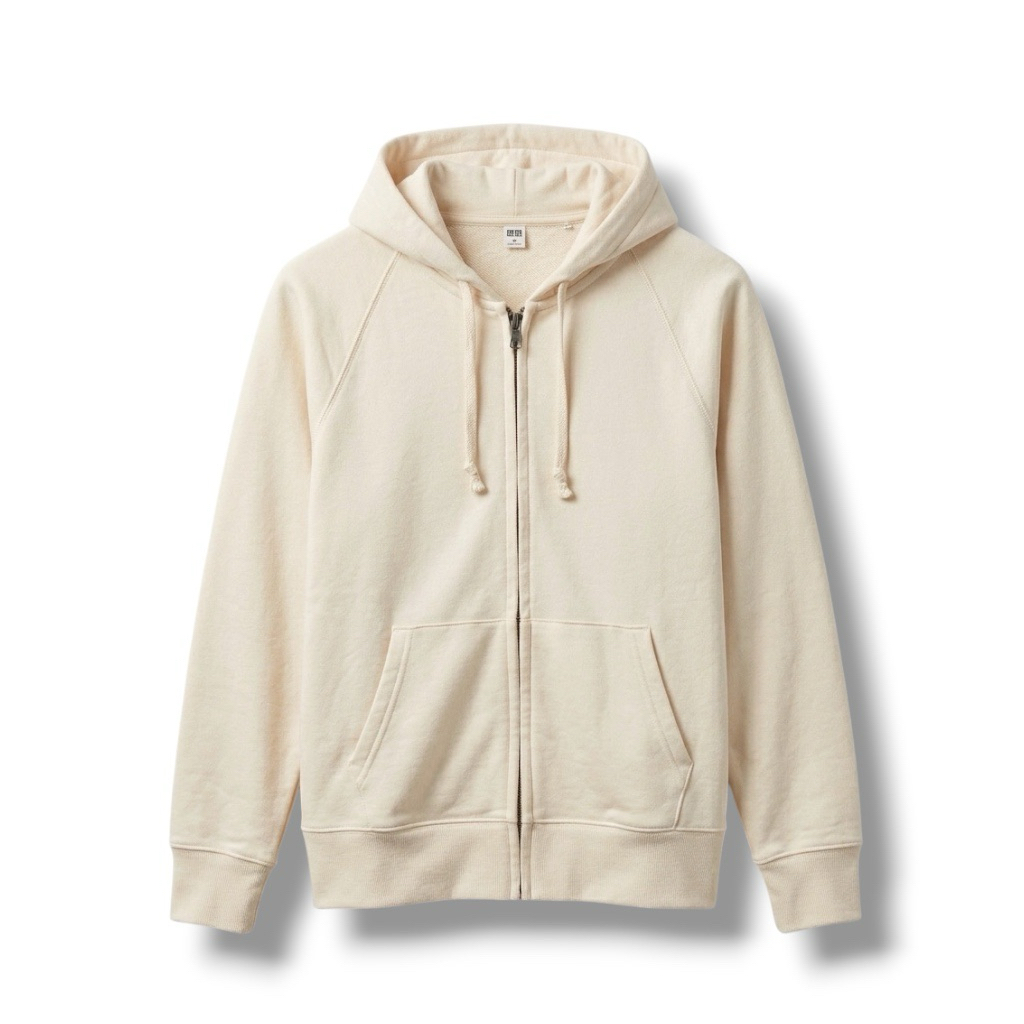 Hoodie ziper uniqlo second size small