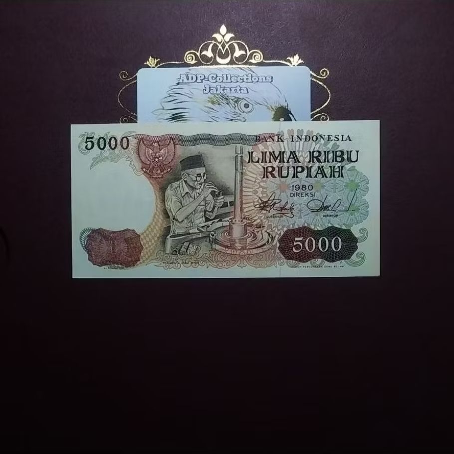 Uang Kuno 5000 Asah Intan 1980