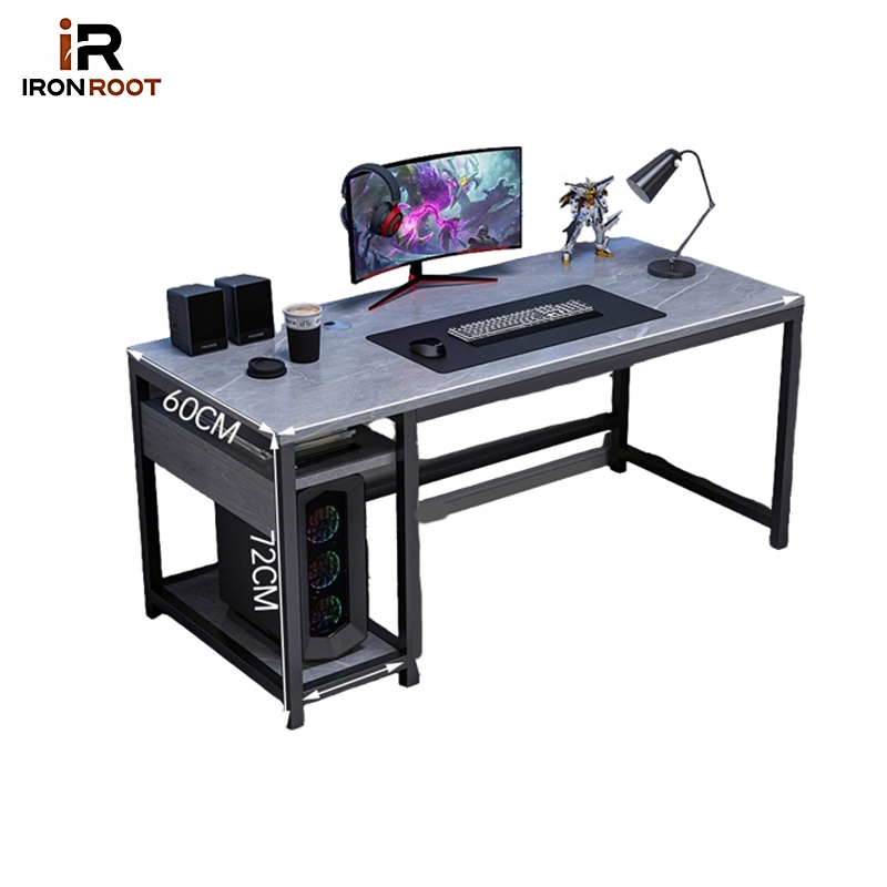 IRONROOT Meja Komputer Meja Gaming Meja Komputer Minimalis Meja Kantor Meja Laptop Meja Kantor Serba