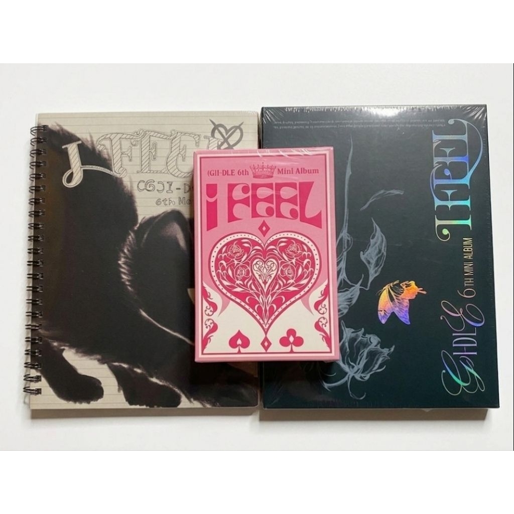 [READY STOCK] (G)I-DLE Gidle 6th Mini Album I Feel Cat Queencard Queen Ver G idle underprice murah
