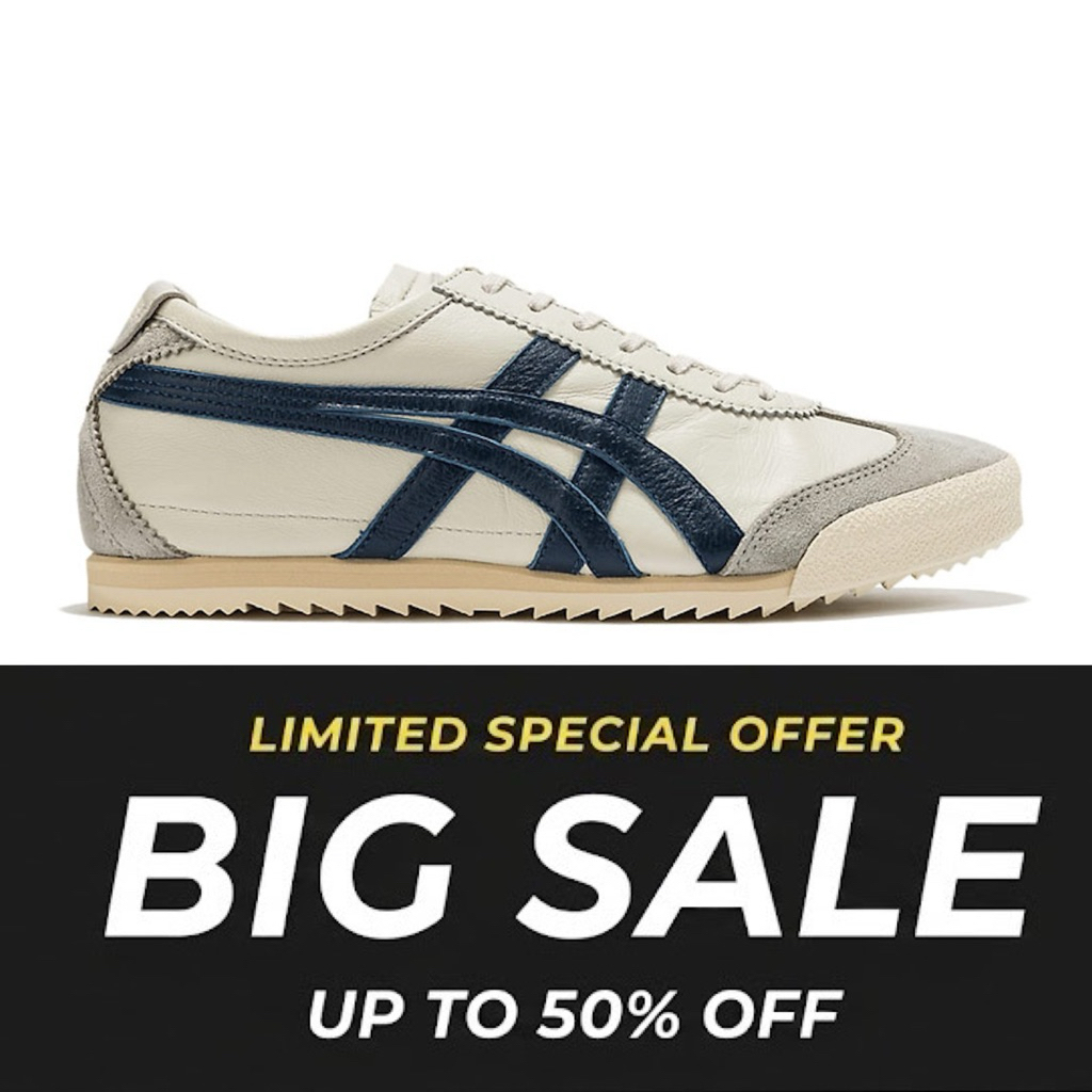 Onitsuka Tiger Original Nippon made japan cream navy Unisex