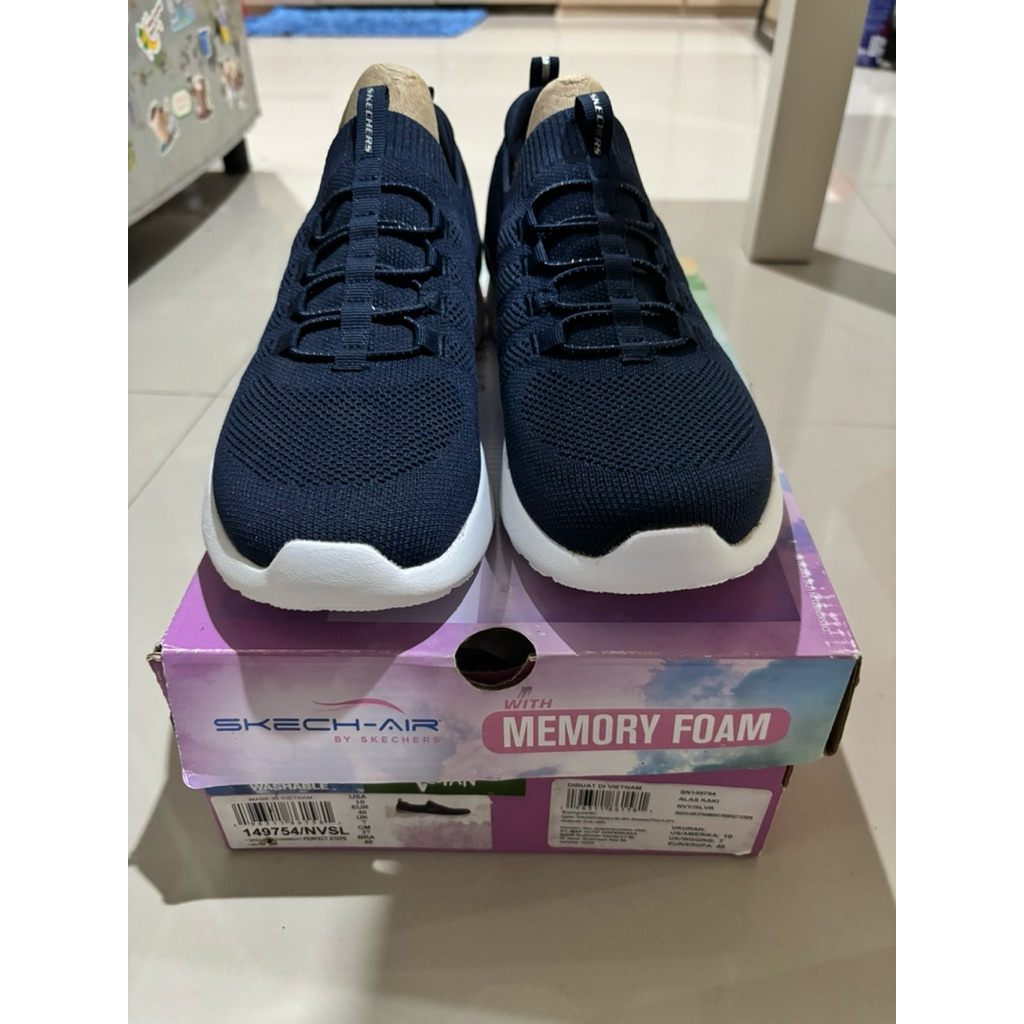 Sepatu Skechers Skech-Air Dynamight Perfect Steps Navy