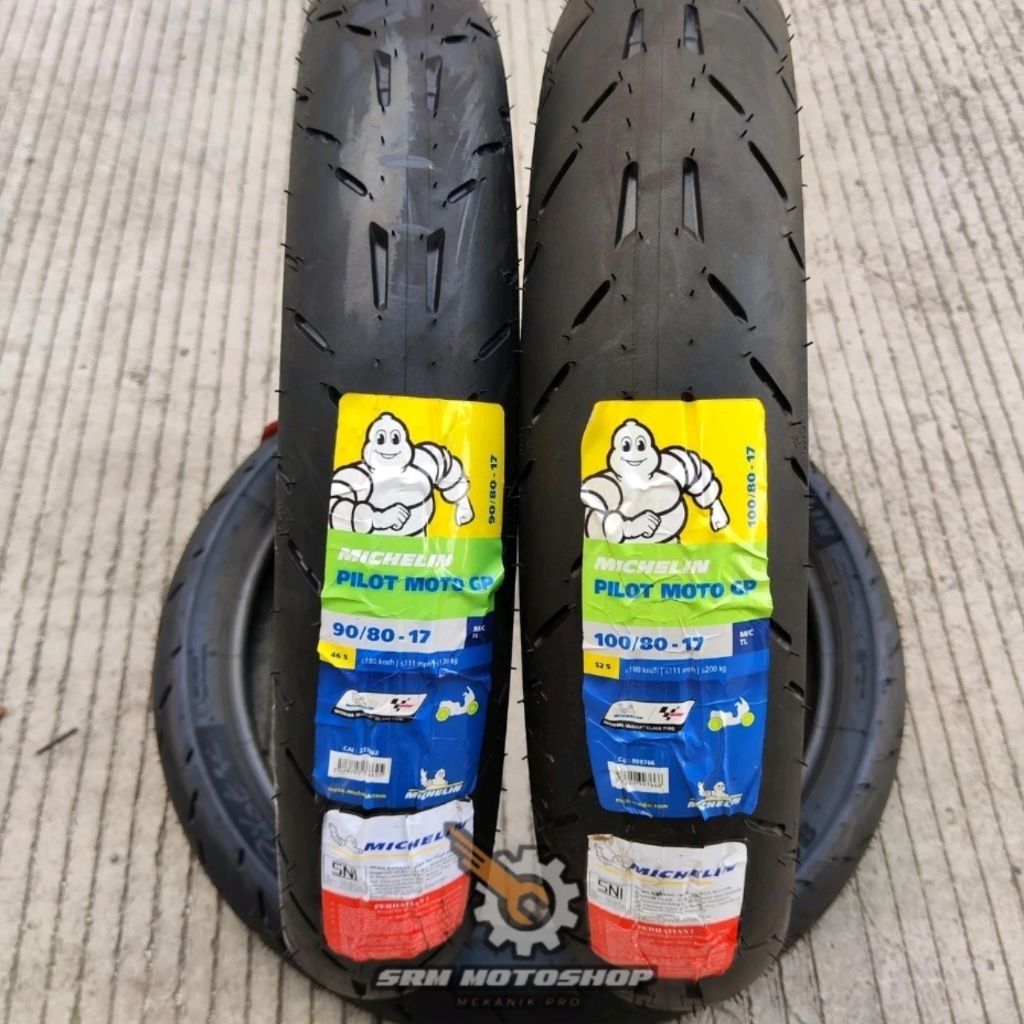 Ban Michelin Moto GP 90/80-17 & 100/80-17 TL Soft Compound