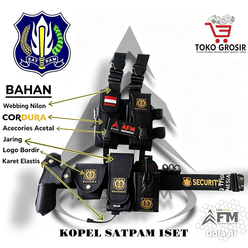 Kopel PDL Security 1set | Kopel Satpam