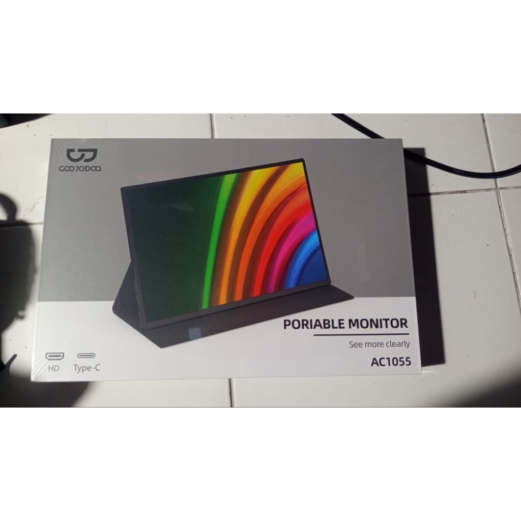 Goojodoq Portable Monitor 16inch (Barang Baru Segel)