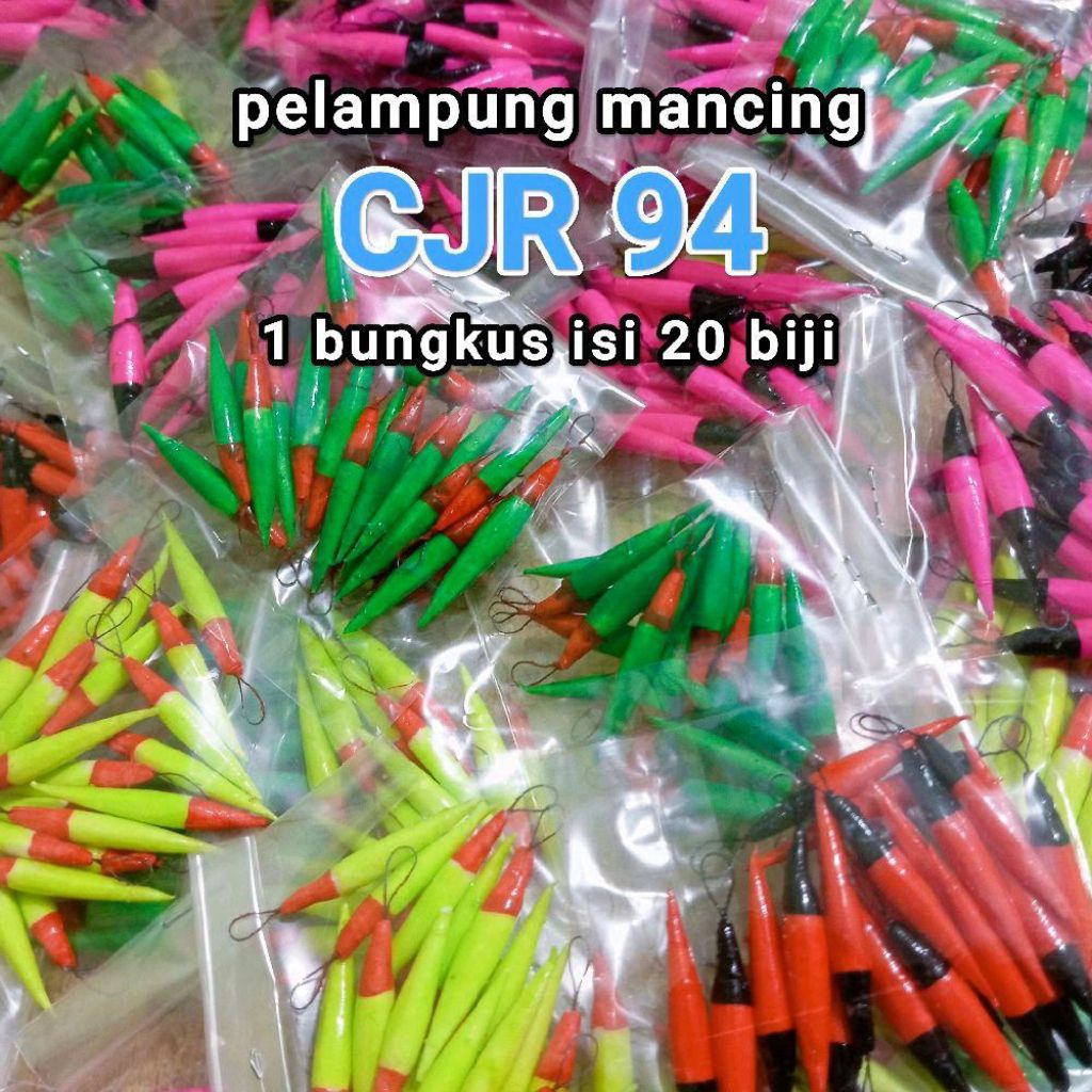 pelampung mancing 1 bungkus isi 20 biji -+3cm murah bagus kumbul kambangan pancing kolam empang sung