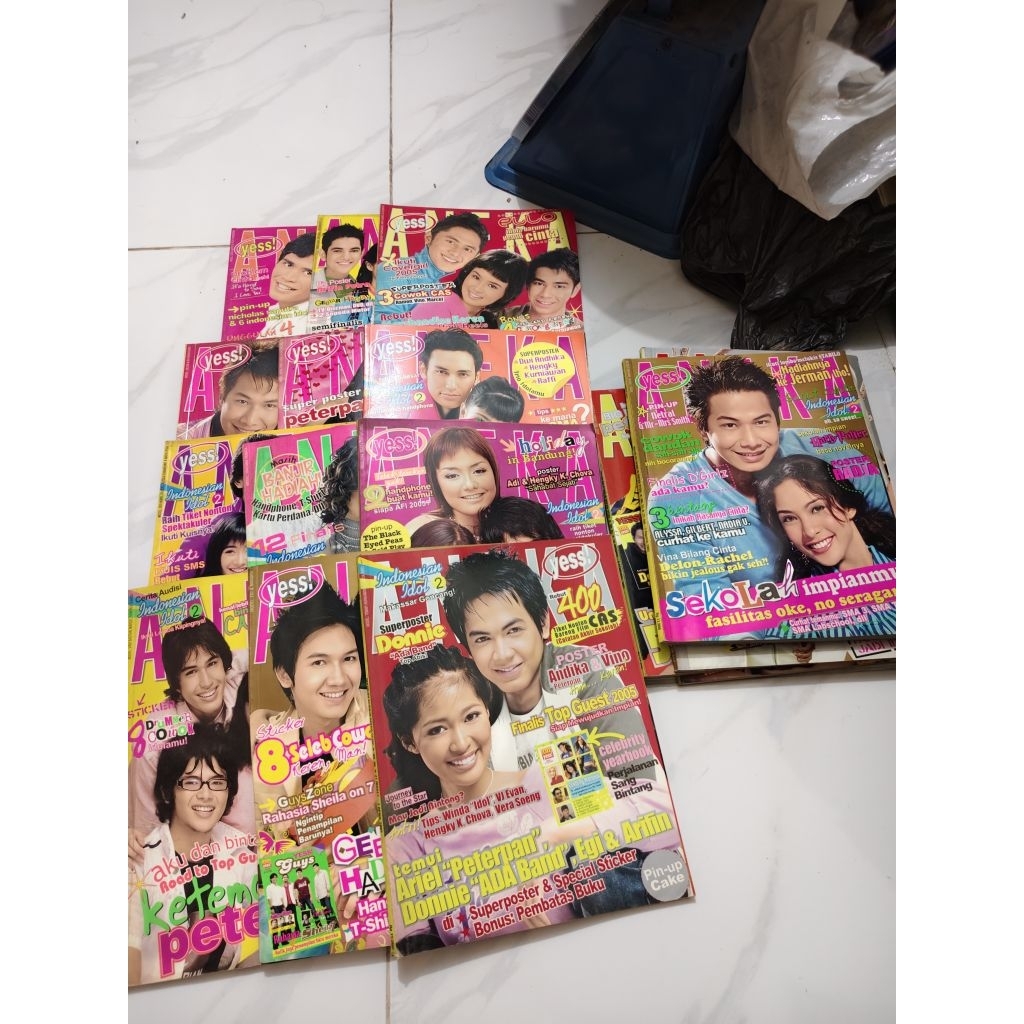 preloved majalah aneka yess tahun 2005.