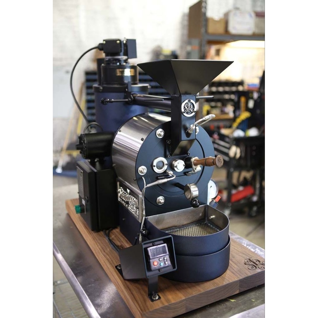 mesin roasting kopi otomatis stainless steel coffe roaster gas lpg
