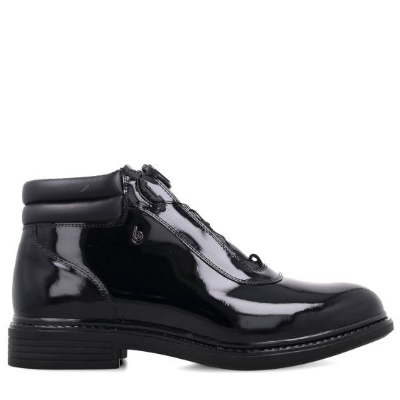 Bocorocco U. Malpensa 11 Nero - Sepatu Pantofel Pria Kulit Asli