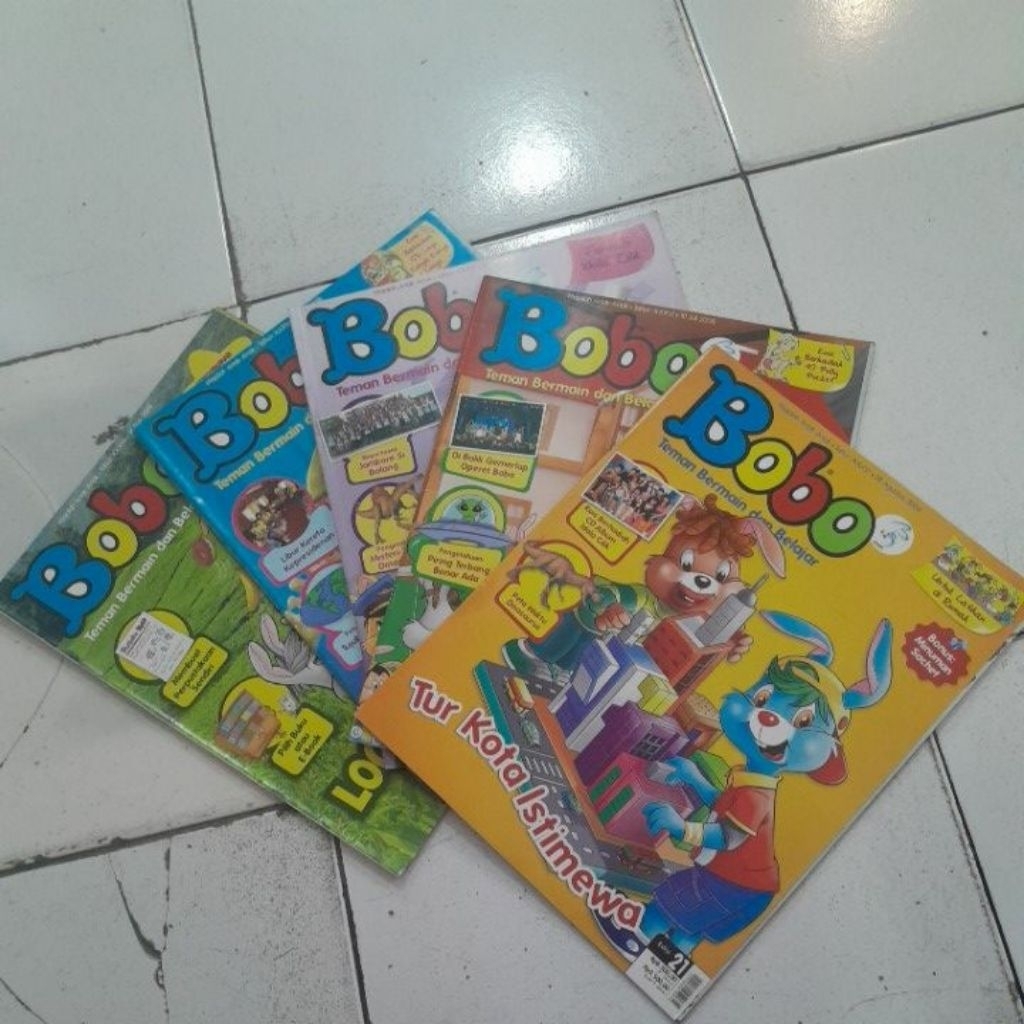 5 MAJALAH BOBO 28.000 TAHUN 2008 BUKU BEKAS
