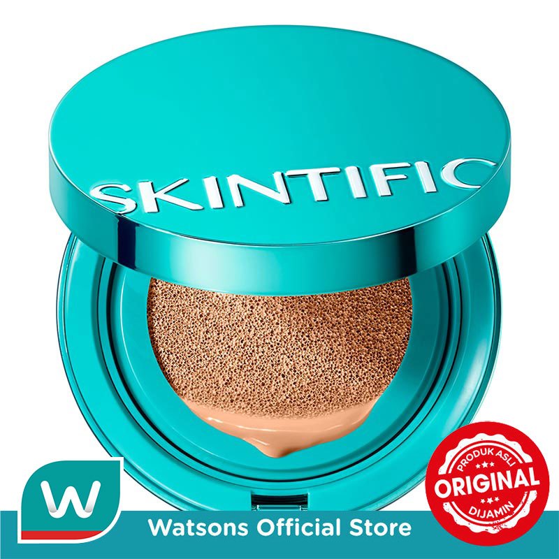 Skintific Perfect Stay Serum Matte Cushion Foundation SPF50 PA++++ 4WN Beige 11g