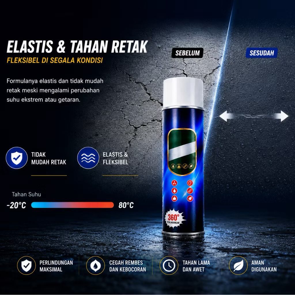 # HJ # SPRAY ANTI BOCOR 700ML / SEMPROTAN ANTI BOCOR LEAK PROOF SPRAY 700ML
