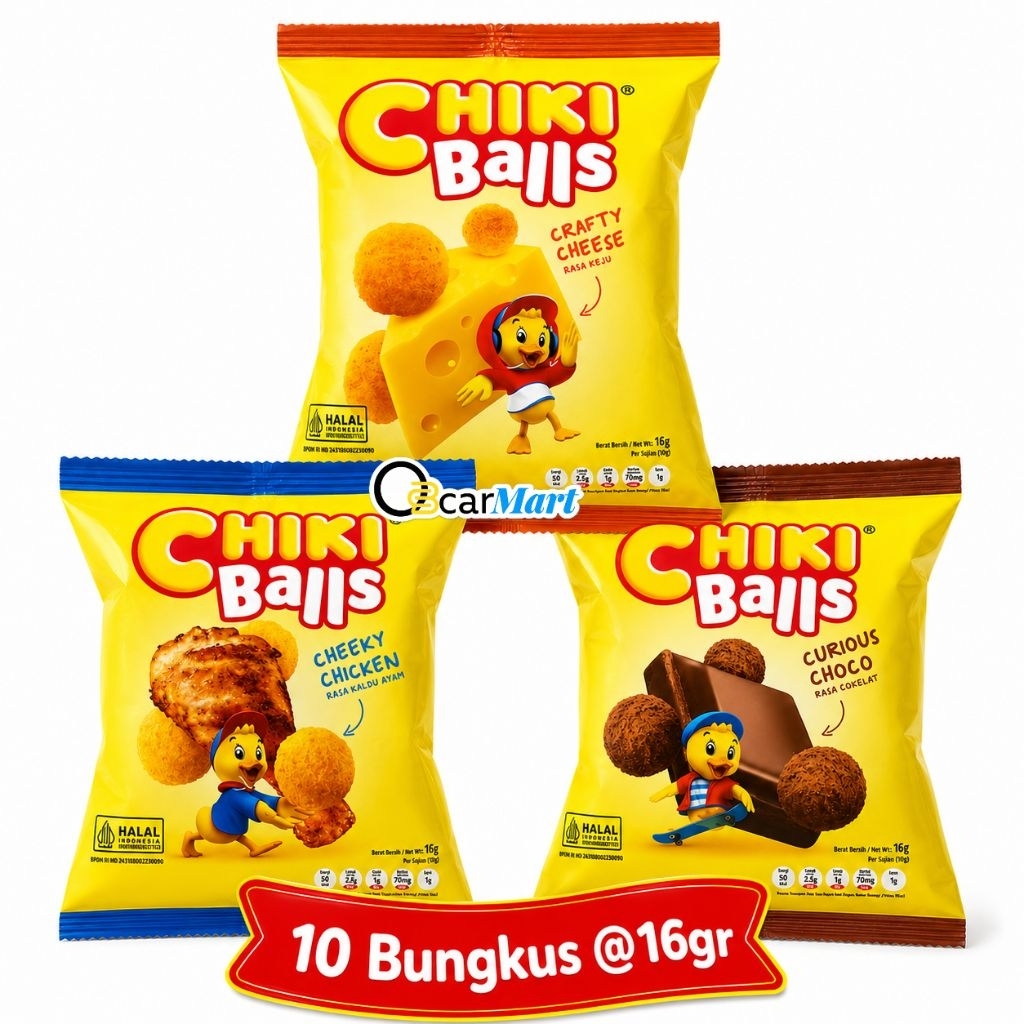 CHIKI BALLS 1 Renceng isi 10 Chiki 2000an