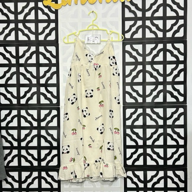 Daster tali kecil bahan crinkle premium