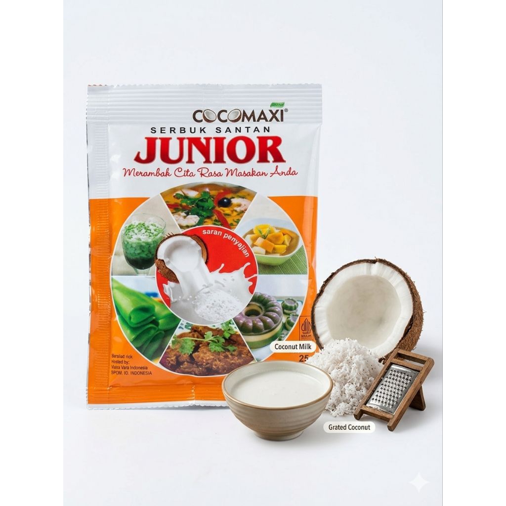 cocomaxi 1 sachet  25g / cocomaxi santan / santan bubuk  junior cocomaxi