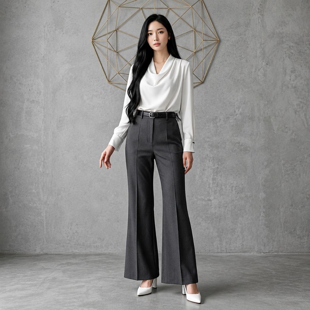 ETTA PANTS Celana Panjang Wanita Highwaist Bahan Semiwool Premium Formal Kerja Kantor