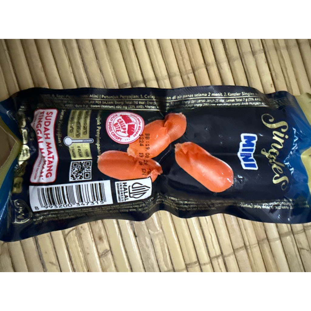 Sosis Kanzler 12 Pcs dalam 1 Box dengan Rasa Gochujang